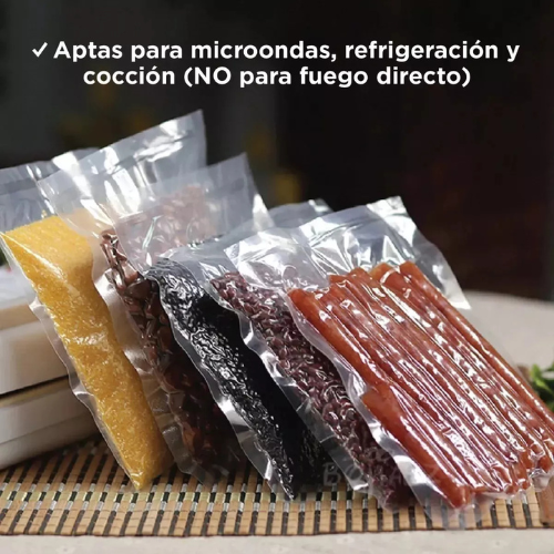 Pack de 3 Rollos de bolsas para sellado al vacío (5m c/u)