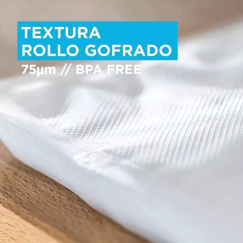 Pack de 3 Rollos de bolsas para sellado al vacío (5m c/u)